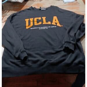 UCLA x H&M Men Sweatshirt Small Black University Of California Los Angeles